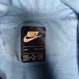 Blue 3/6m Nike body suit